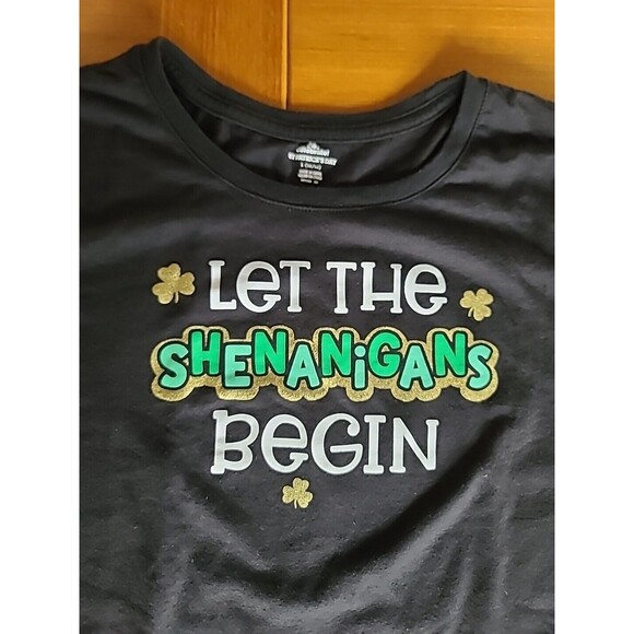 Way To Celebrate! St. Patrick's Day "Let The Shenanigans Begin" SIZE (12/14) - Picture 2 of 10